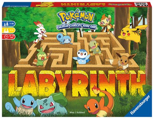 Jogo de Tabuleiro Labirinto Pokémon - Ravensburger