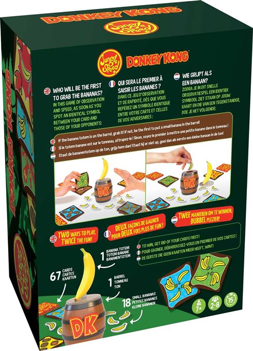 Jogo Jungle Speed Donkey Kong - Eco Pack - Asmodee | Divercentro - Image 4