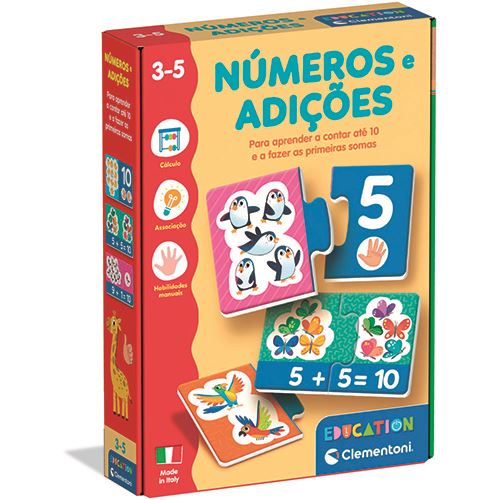 Jogo Números e Adições - Education Clementoni