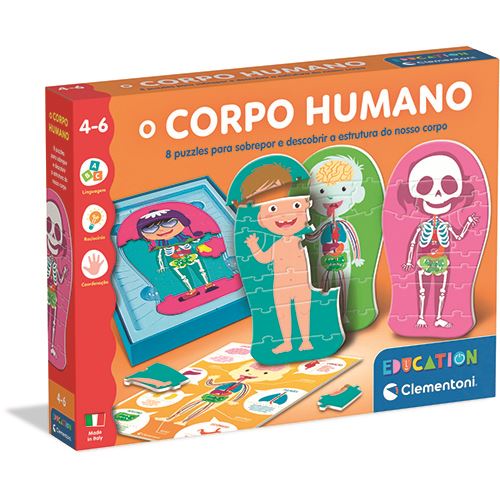 Jogo O Corpo Humano - Education Clementoni