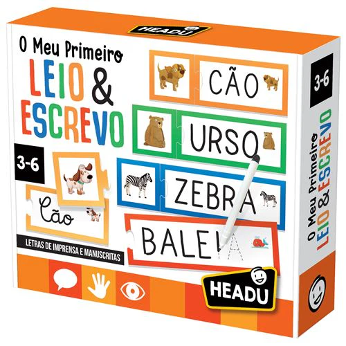 Jogo, O Meu Primeiro Leio e Escrevo - Headu | Sig Toys