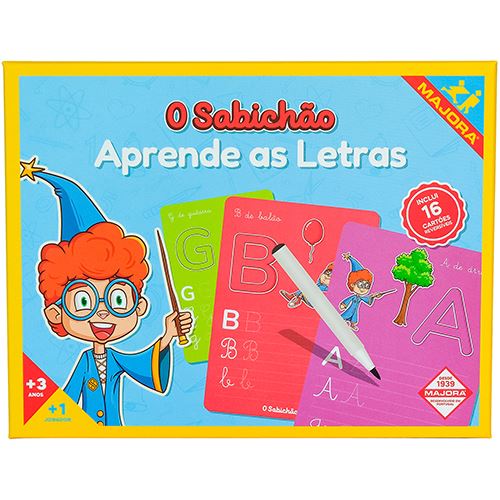 Jogo O Sabichão: Aprende as Letras - Majora | Concentra