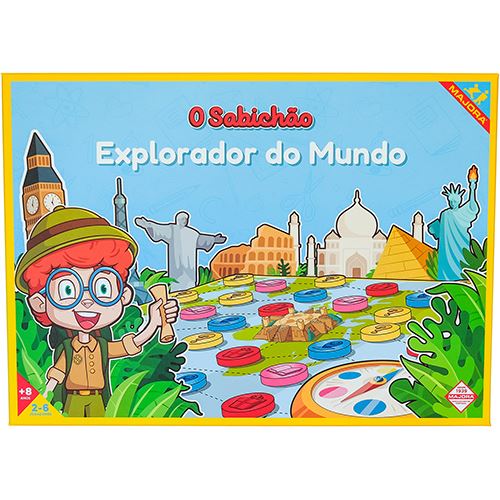 Jogo O Sabichão: Explorador do Mundo - Majora | Concentra
