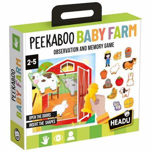 Jogo Peekaboo: Baby Farm - Headu | Sig Toys