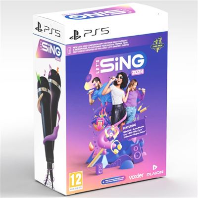 Let's Sing 2024 + 2 Microfones - PS5