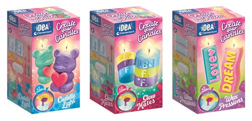 Kit Idea Velas Personalizáveis DIY - Create Your Candles - Clementoni - Envio Aleatório