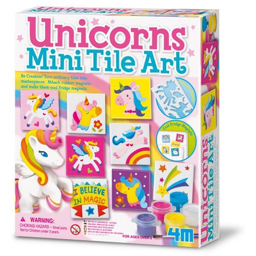 Kit  Imánes de Unicórnio - Mini Tile Art - 4M | Sig Toys