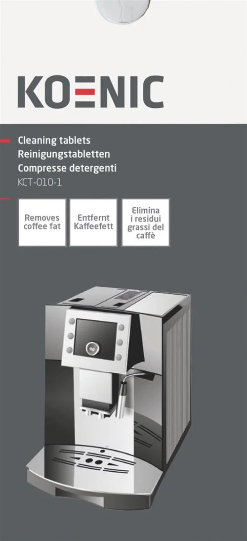 Koenic KCT-010-1 - Pastilhas de Limpeza para Máquinas de Café x10 - Image 2