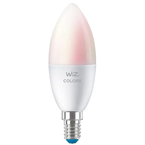 Lâmpada Smart WiZ LED Wi-Fi RGB 4.9 W C37 E14