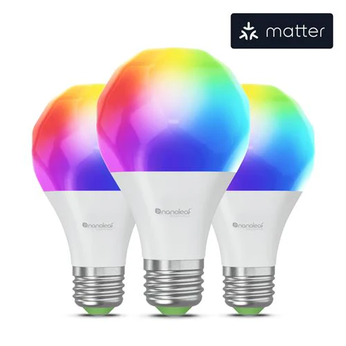 Lâmpadas Nanoleaf Essentials Matter A60/E27 - Pak 3 Unidades