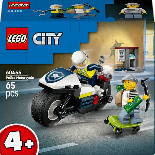 LEGO® City 60455 - Perseguição com Mota da Polícia