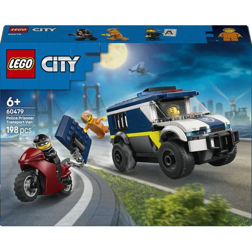 LEGO® City 60479 - Carrinha de Transporte de Prisioneiros da Polícia