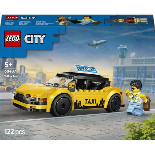 LEGO® City 60487 - Táxi Amarelo