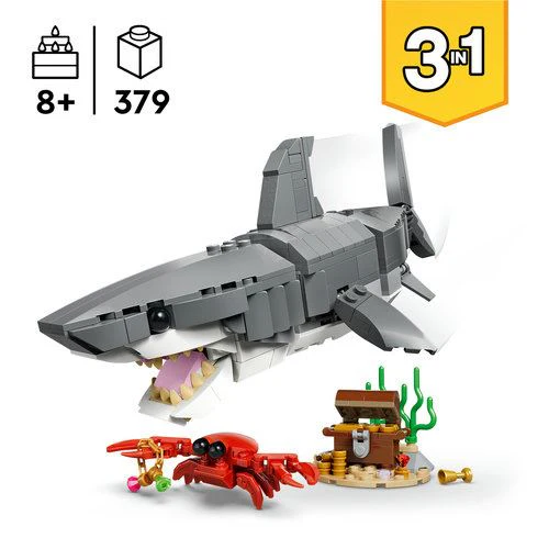 LEGO® Creator 31381 - Tubarão Feroz com Baú do Tesouro - Image 3
