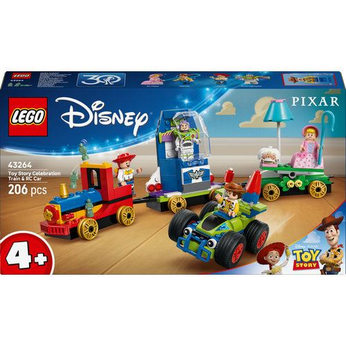 LEGO® Disney™ Pixar 43264 - Comboio e Carro RC de Celebração de Toy Story