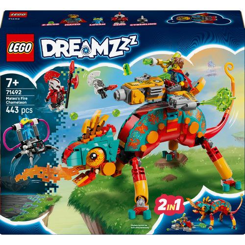 LEGO® DREAMZzz™ 71492 - Camaleão de Fogo do Mateo