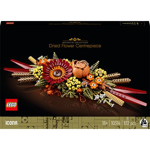LEGO Icons Peça de Centro de Flores Secas 10314