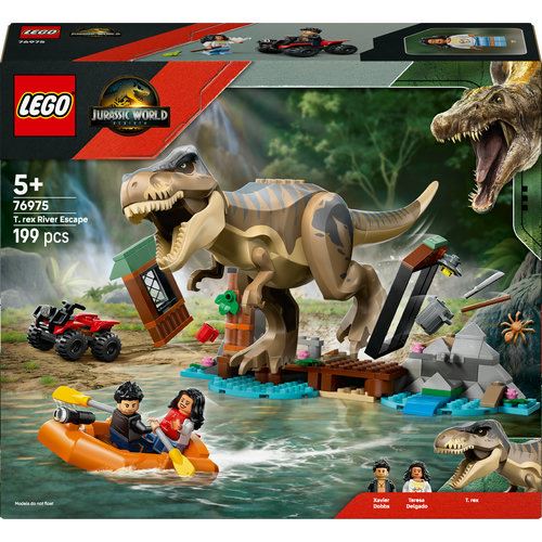LEGO® Jurassic World 76975 - Fuga Pelo Rio do T. Rex