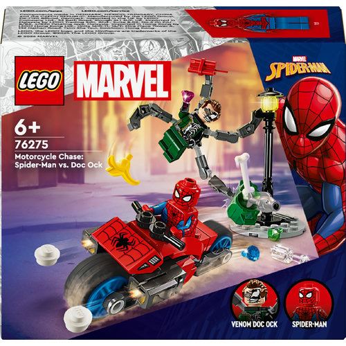 LEGO Marvel Super Heroes 76275 -  Perseguição de Mota: Spider-Man vs. Doc Ock