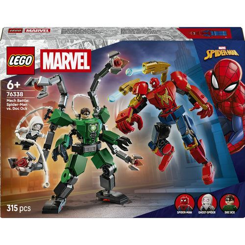 LEGO® Super Heroes 76338 - Batalha de Robôs: Spider-Man Contra Doc Ock
