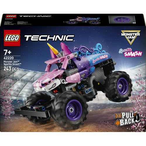 LEGO® Technic 42220 - Pull-back Monster Jam™ Sparkle Smash™