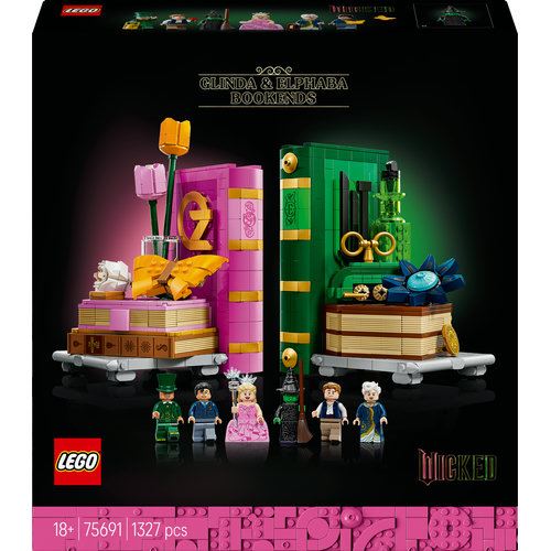 LEGO® Wicked 75691 - Suporte de Livros da Glinda e Elphaba