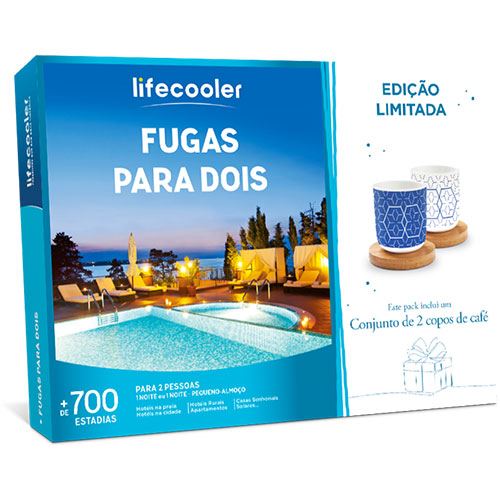 Lifecooler - Maxi-Pack Fugas Para Dois |  Edição Limitada
