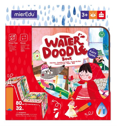 Livro de Pintura com Água: Conto de Fadas - MierEdu | Sig Toys