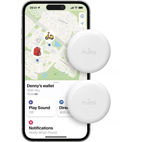 Localizadores sem Fios Puro Find Me Mini - 2 Unidades