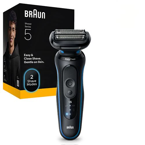 Máquina de Barbear Braun S5 52-B1000 S - Azul