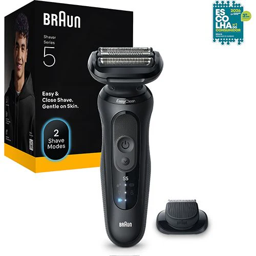 Máquina de Barbear Braun S5 52-N1200 S - Preto - Image 2