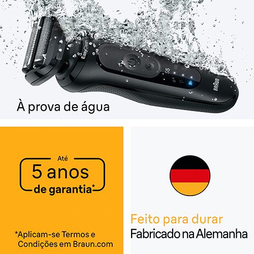 Máquina de Barbear Braun S5 52-N1200 S - Preto - Image 7