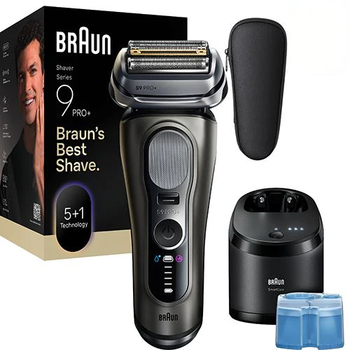 Máquina de Barbear Braun S9 9655 CC - Cinzento