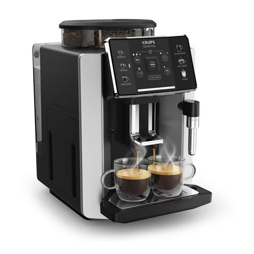 Máquina de Café Automática com Moinho Integrado Krups Sensation Ea910E10 - Cinza - Outlet - Grade A