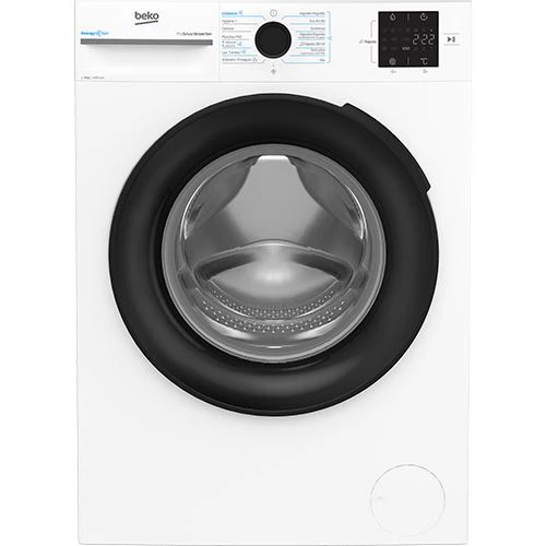 Máquina de Lavar Roupa Beko BM3WFT3941WB | 9 Kg | 1400 RPM | A | Branco