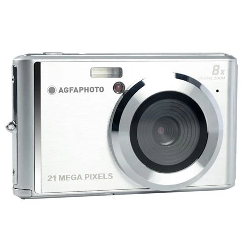 Máquina Fotográfica Compacta AgfaPhoto Realishot DC5500 (2025) - Prata