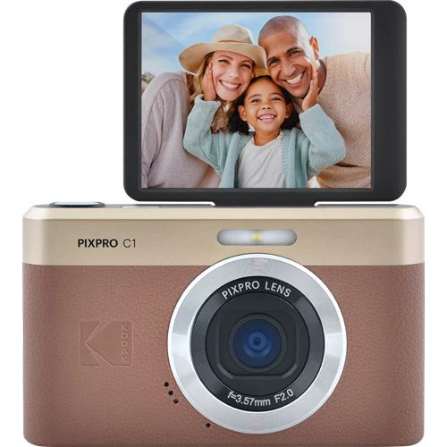 Máquina Fotográfica Compacta Kodak PixPro C1 - Castanho