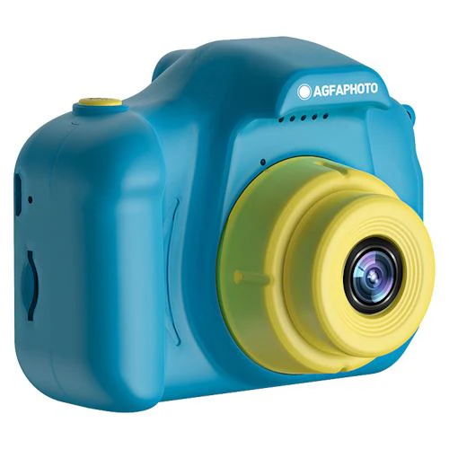 Máquina Fotográfica Compacta para Crianças Agfa Realikids Cam Mini - Azul Amarelo
