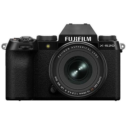 Máquina Fotográfica Mirrorless Fujifilm X-S20 - Preto + XF 16-50mm F2.8-4.8 R LM WR
