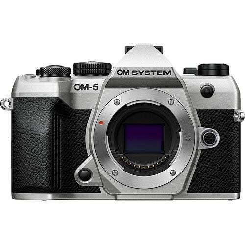 Máquina Fotográfica Mirrorless Olympus OM System OM-5 Mark II Corpo - Prateado