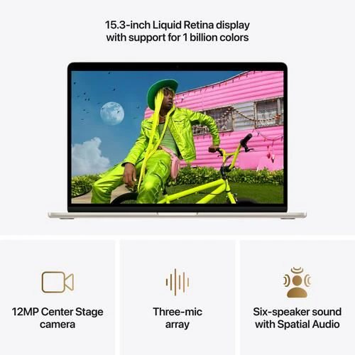 MacBook Air 15'' | 2026 | M5 10-core | 16GB | 1TB SSD | GPU 10-core - Luz das estrelas - Image 5