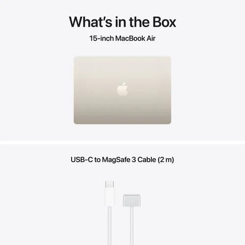 MacBook Air 15'' | 2026 | M5 10-core | 16GB | 1TB SSD | GPU 10-core - Luz das estrelas - Image 9