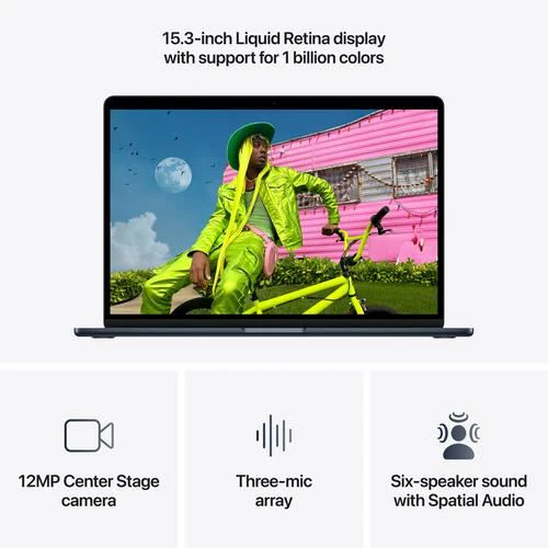 MacBook Air 15'' | 2026 | M5 10-core | 16GB | 512GB SSD | GPU 10-core - Meia-noite - Image 5