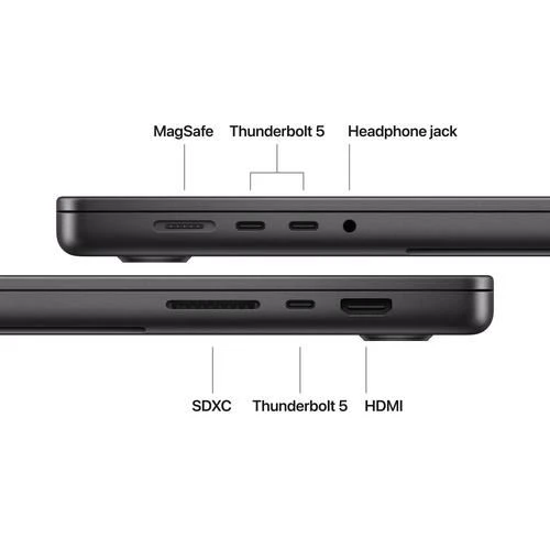 MacBook Pro 16'' | 2026 | M5 Max 18-core | 48GB | 2TB SSD | GPU 40-core - Preto sideral - Image 7