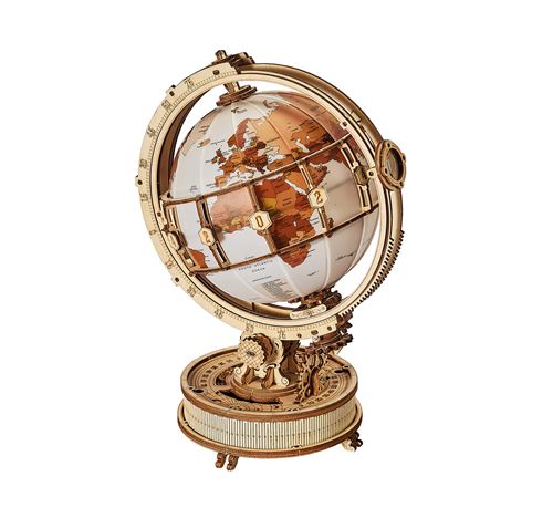Maquete Globo Luminoso em Madeira - Nature & Découvertes