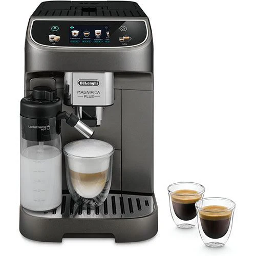 Máquina de Café Automática com Moinho DeLonghi Magnifica Plus ECAM320.70.TB - Titanium Black - Outlet - Grade A