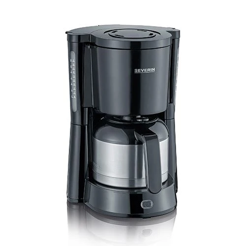 Máquina de Café Filtro Severin KA4835 - Preto e Prateado
