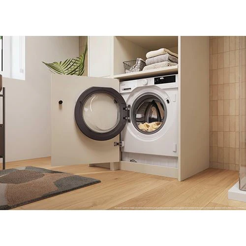 Máquina de Lavar e Secar Roupa Encastrável Candy BC4S495M4D8-S | 9/5 Kg | 1400 RPM | D | Branco - Image 4