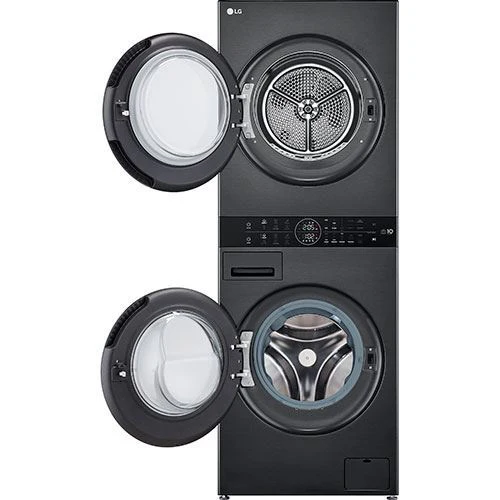 Máquina de Lavar e Secar Roupa LG WT1210BBF | 12/10Kg | 1400 RPM - Preto - Outlet - Grade A - Image 2