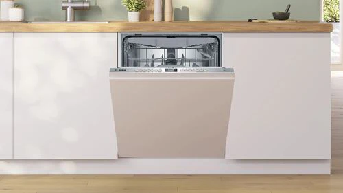 Máquina de Lavar Loiça Encastrável Bosch SMV4HVX03E | 14 talheres | 60 cm | D | Branco - Image 2